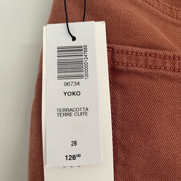 Denim Forum Aritzia Yoko Slim Rust Denim - Picture 3 of 5